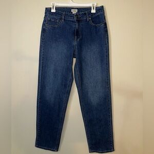 Camila Coelho Blue Studded Straight Jeans Size 10